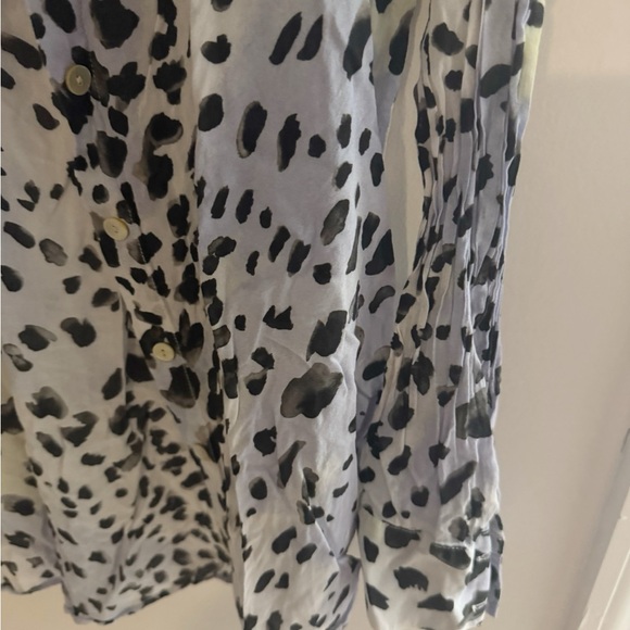 Anthropologie Cloth and Stone Dip Dye Cheetah Buttondown - Picture 3 of 4